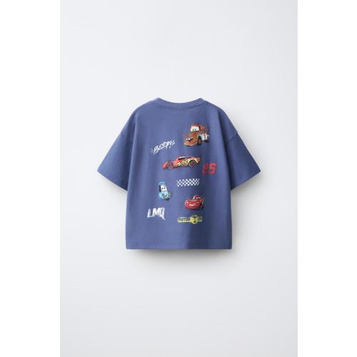 CARS LIGHTNING MCQUEEN © DISNEY/PIXAR PRINT T-SHIRT - Blue | ZARA United States