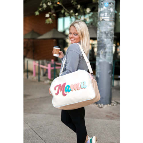 Duffle Bag (Cream) - Mama

– Jadelynn Brooke®