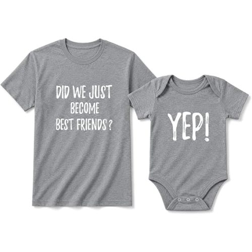 Tstars Big Brother Little Brother Best Friends Matching Shirt & Bodysuit