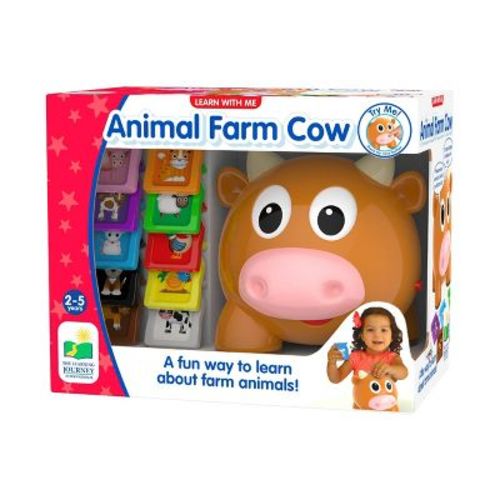 The Learning Journey International Learn with Me - Animal Farm Cow Electronic Board Game