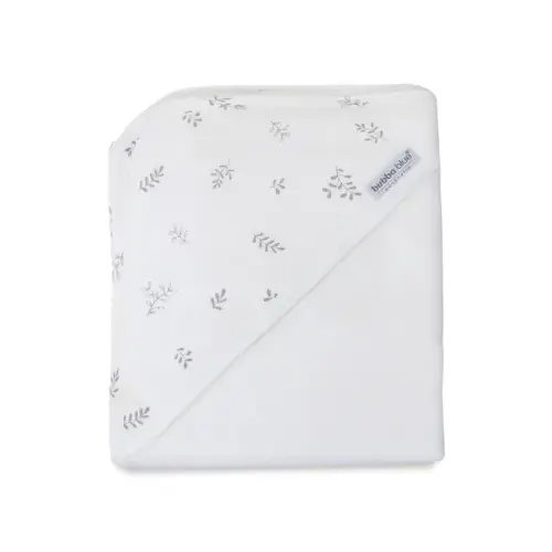 Bubba Blue Organic Hooded Towel White | Baby Bunting AU
