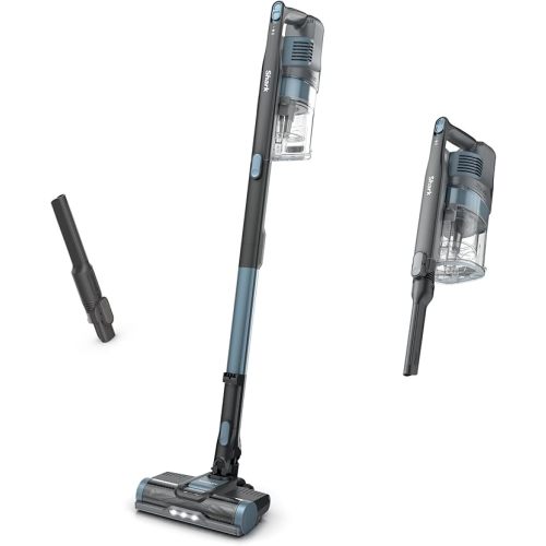 Shark PowerPro Reveal Plus Cordless Vacuum, FloorDetect & Dirt-Reveal Technology, HEPA Filter, Carpet & Hard Floor, Rechargeable, Charcoal, IZ376H