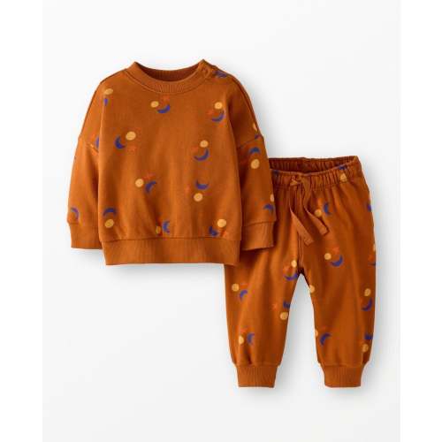 Baby Oversized French Terry Sweatshirt & Sweatpants Set | Hanna Andersson