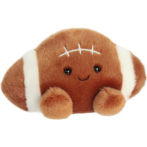 Aurora® Adorable Palm Pals™ Tackle Football™ Stuffed Animal - Pocket-Sized Play - Collectable Fun - Brown 5 Inches