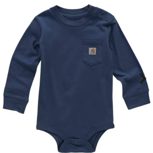 Carhartt Long-Sleeve Pocket Bodysuit for Babies