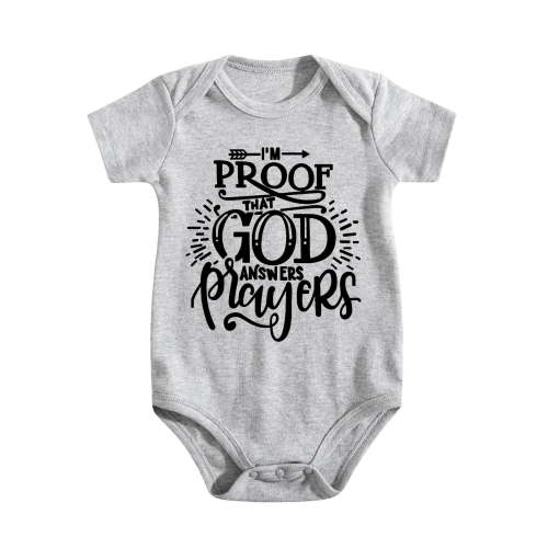 Newborn Rompers 0-12 Months - Funny Cute Bodysuits, Unisex Baby Outfits for Infant Boy Girl, Soft Cotton Light Gray-style 0-3M