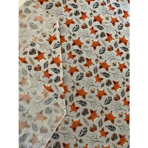 PUL Fabric Waterproof/Food Safe/ Fox Print