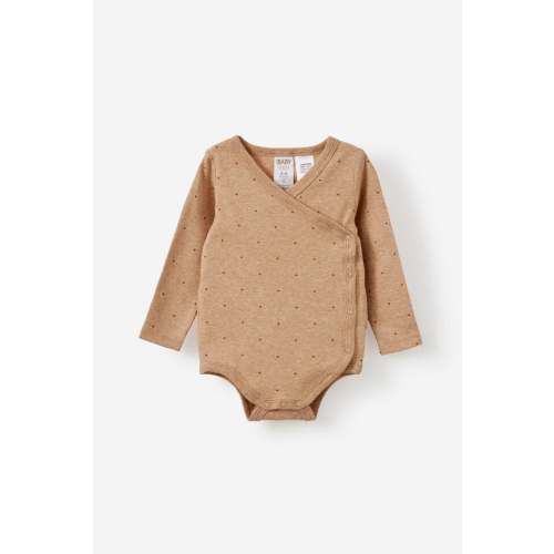 Organic Cross Over Long Sleeve Bubbysuit