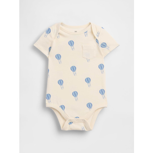 Baby Organic Cotton Print Bodysuit | 0-3M