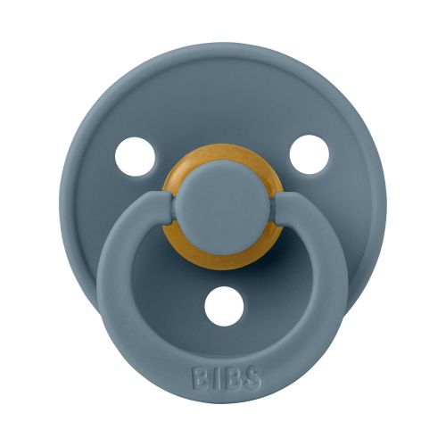 BIBS Colour, Latex Pacifier Size 2, Petrol Blue, 1 Ct