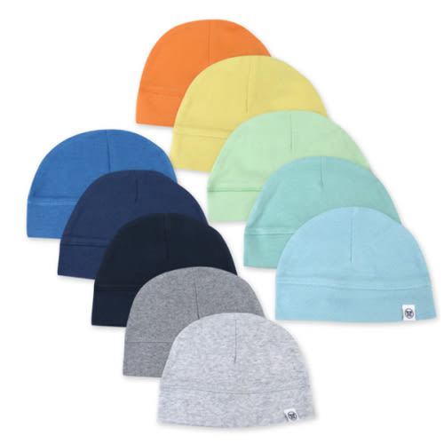 10-Pack Organic Cotton Caps | Honest Baby Clothing