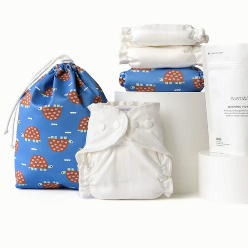 Cloth Diapering Try-It Kit - Esembly Baby -Turtles
