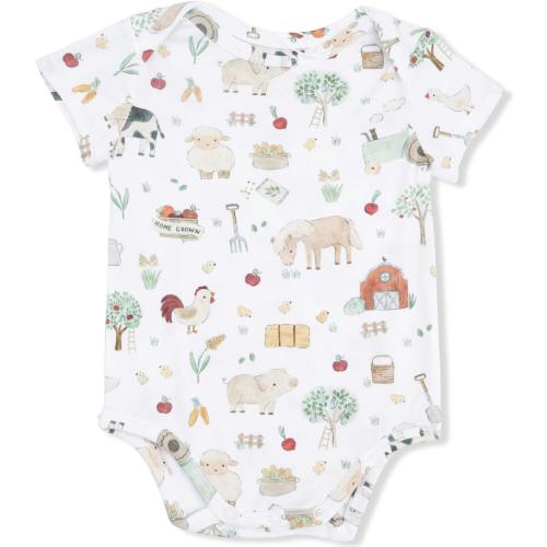 Cute Farm Animals Uni - Short Sleeve Bodysuit