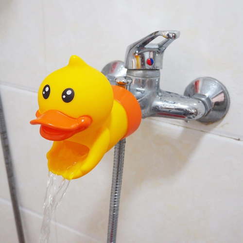 Liveday Cartoon Faucet Extender Washbasin Bath Spout Cover Cute Animal Toy Faucet Cover Bath Safety Fun for Kids Children New