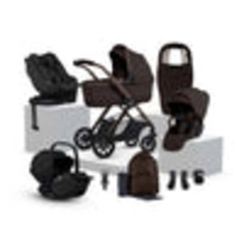 Reef 2 SPECIAL EDITION Ganache Travel System Ultimate 360 Iconic Black Family Car Seat Bundle (12 piece)