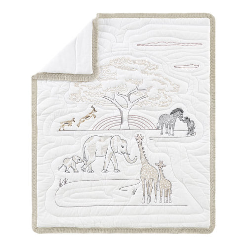 Sweet Jojo Designs Serengeti Animals Collection 6 - Piece Crib Bedding Set | Wayfair