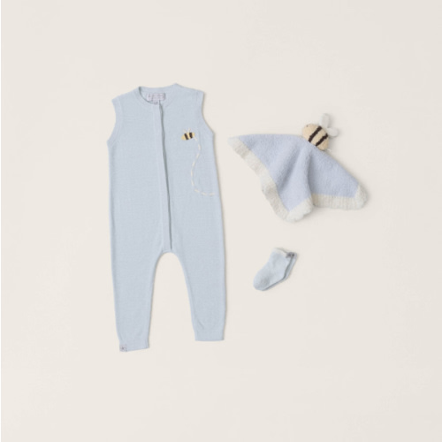 CozyChic Ultra Lite® Baby Bee Onesie Set | Barefoot Dreams®