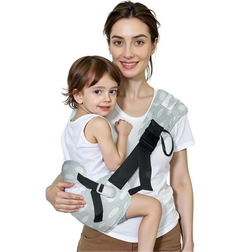 Baby Carrier Newborn to Toddler-Adjustable Baby Sling Carrier,Toddler Carrier for 25-60lbs,Comfortable Baby Sling for Hands-Free Carrying (Ash Feather)