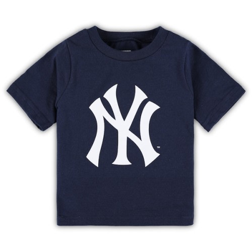 New York Yankees Infant Team Crew Primary Logo T-Shirt - Navy