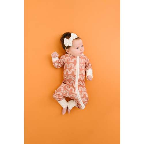 Pink Rainbows Bamboo Sleeper