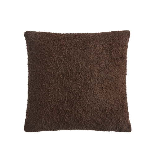 Better Homes & Gardens 20" x 20" Cozy Knit Decorative Pillow, Dark Brown, (1 Count), All Ages