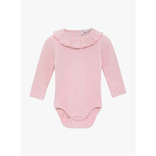 Baby Long Sleeved Grace Willow Bodysuit in Dusty Pink | Trotters London – Trotters Childrenswear USA