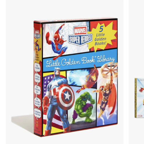 Marvel Super Heroes Little Golden Book Library: 5-Book Boxed Set: Spider-Man, Hulk, Iron Man, Captain America, The Avengers