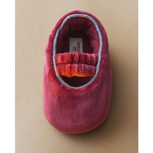 VELVET BALLET FLATS BOOTIES | Zara Home United States of America