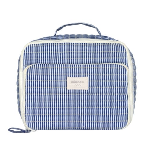 navy stripe coated lunchbox – minnow