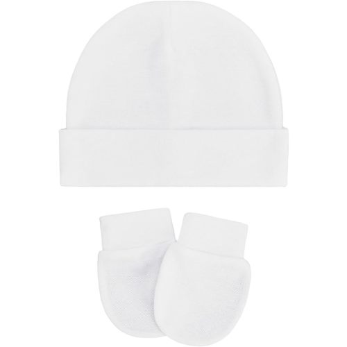 Cotton Newborn Baby Beanie Hats and Mittens Set Infant Hats for Baby Boy Girl Hats 0-6 Months for Halloween
