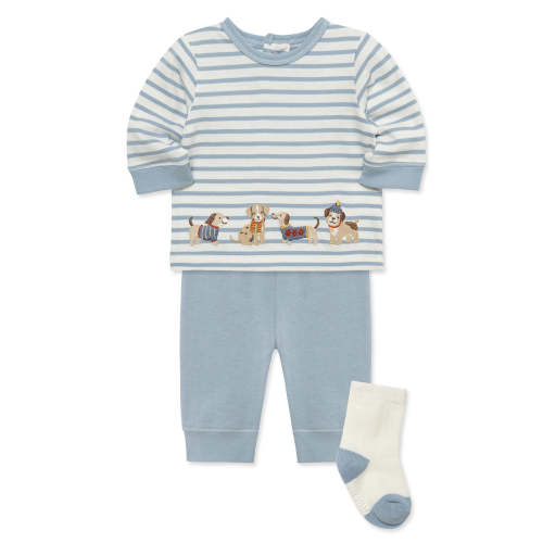 Puppies Jogger & Sock Set (12M-24M)