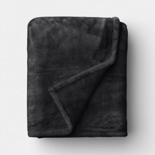Oversized Primalush Throw Blanket Charcoal - Threshold™