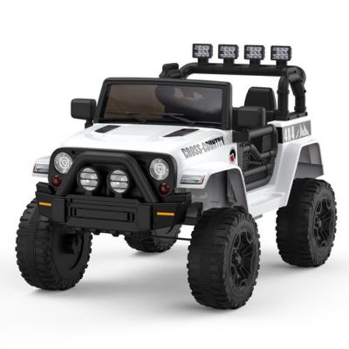 2-Seater Ride On Truck Car, 12V Electric Car for Kids Battery Powered Car w/Parent Remote Control, Safety Belt, Mp3 Player, Led Lights