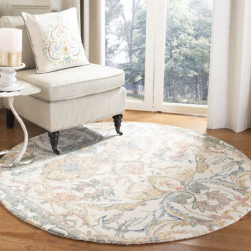 Charlton Home® Georgiana Hand Tufted Wool Floral Rug & Reviews | Wayfair