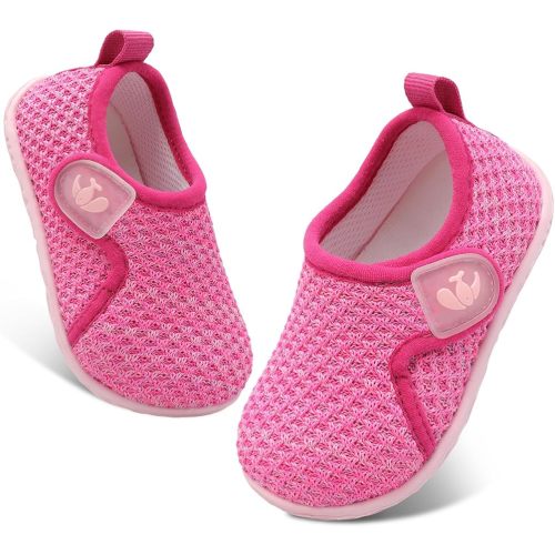 FEETCITY Baby Boys Girls First Walking Shoes Infant Sneakers Crib Shoes Slip On Shoes