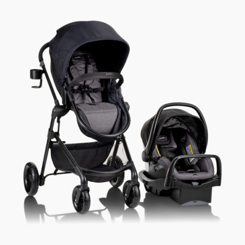 Evenflo Pivot Modular Travel System with LiteMax Infant Car Seat - Casual Gray