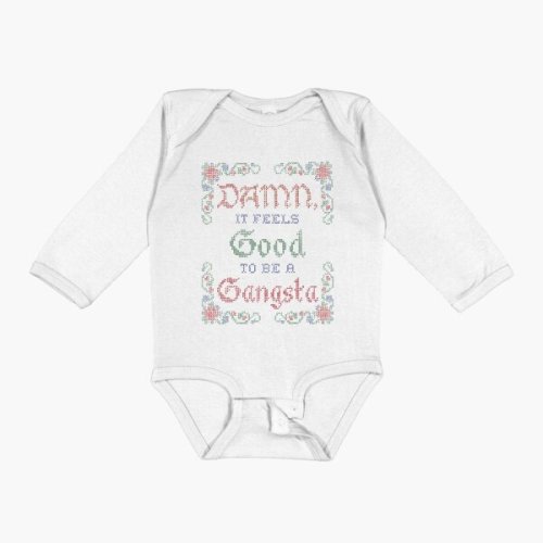 Damn it feels good to be a gangsta. Baby One-Piece