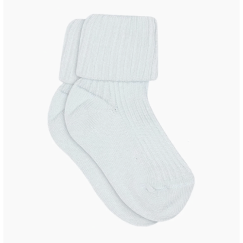 Cotton Rib Socks in Navy