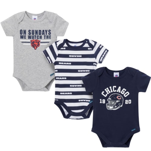 Gerber NFL Baby Boys 3-Pack Onesie Bodysuit