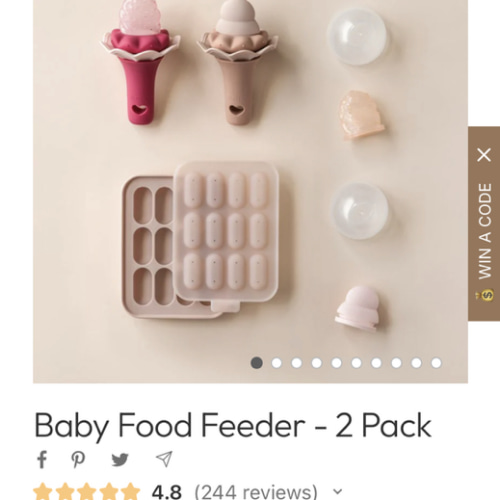 Baby Food Feeder - 2 Pack
