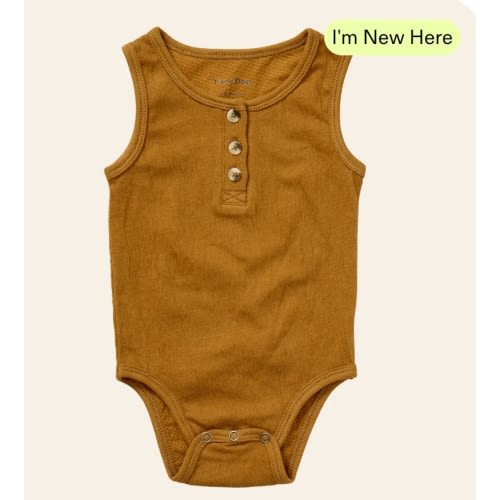 Henley Tank Onesie – Young Days