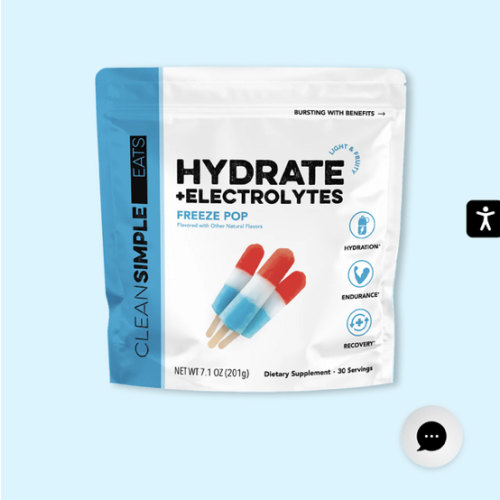 Hydrate + Electrolytes - Freeze Pop | CSE – Clean Simple Eats