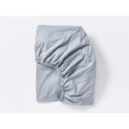Organic Crinkled Percale Crib Fitted Sheet