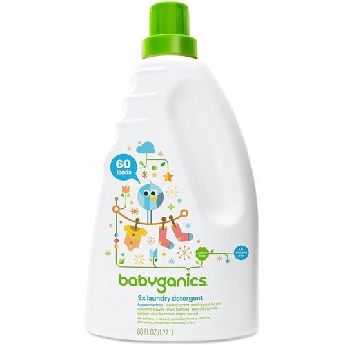 Babyganics Baby Laundry Detergent - Fragrance Free - 60 oz