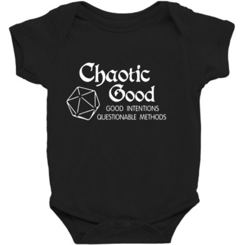 Chaotic Good Baby Bodysuit By Agus W - Artistshot