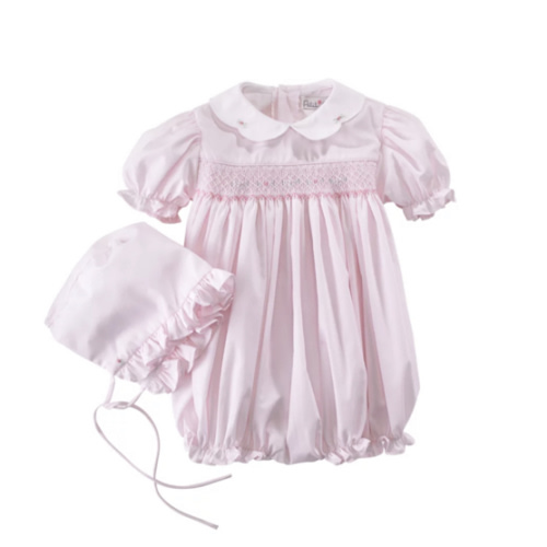 Petit Ami Baby Girls Bubble Romper | Belk