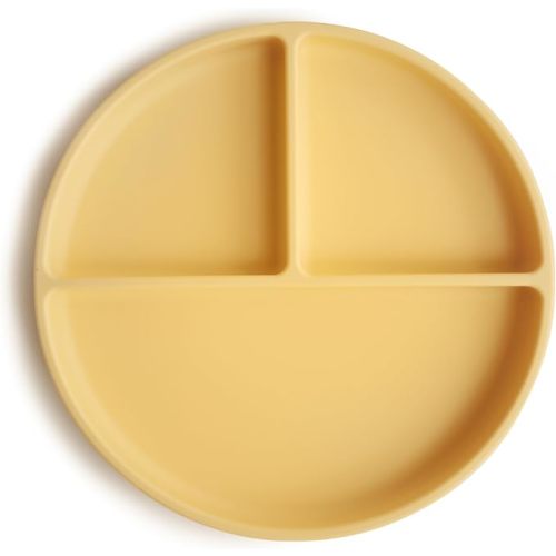 mushie Silicone Suction Plate | BPA-Free Non-Slip Design (Daffodil)
