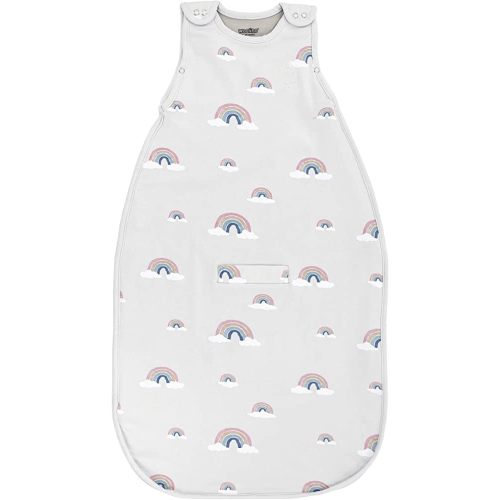 Woolino Merino Wool Ultimate Baby Sleep Sack - 4 Season Baby Wearable Blanket - Two-Way Zipper Adjustable Sleeping Bag for Babies and Toddlers - Universal Size (2-24 Months) - Rainbow