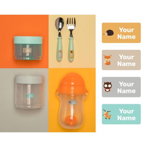 Woodland 112 Mini Custom Name Labels,Waterproof Labels,Personalized Labels,Daycare Labels,Custom Labels,School Label,Bottle Label,Shoe Label