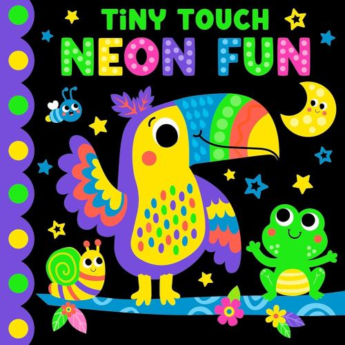 Tiny Touch – Neon Fun – 10 Button Board Book Perfect for Toddlers and Preschoolers, Ages 2 and Up